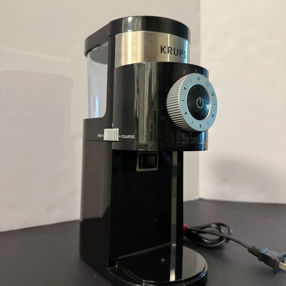 Krups GX5000 Burr Coffee Grinder Motor Base Only OEM Tested Black